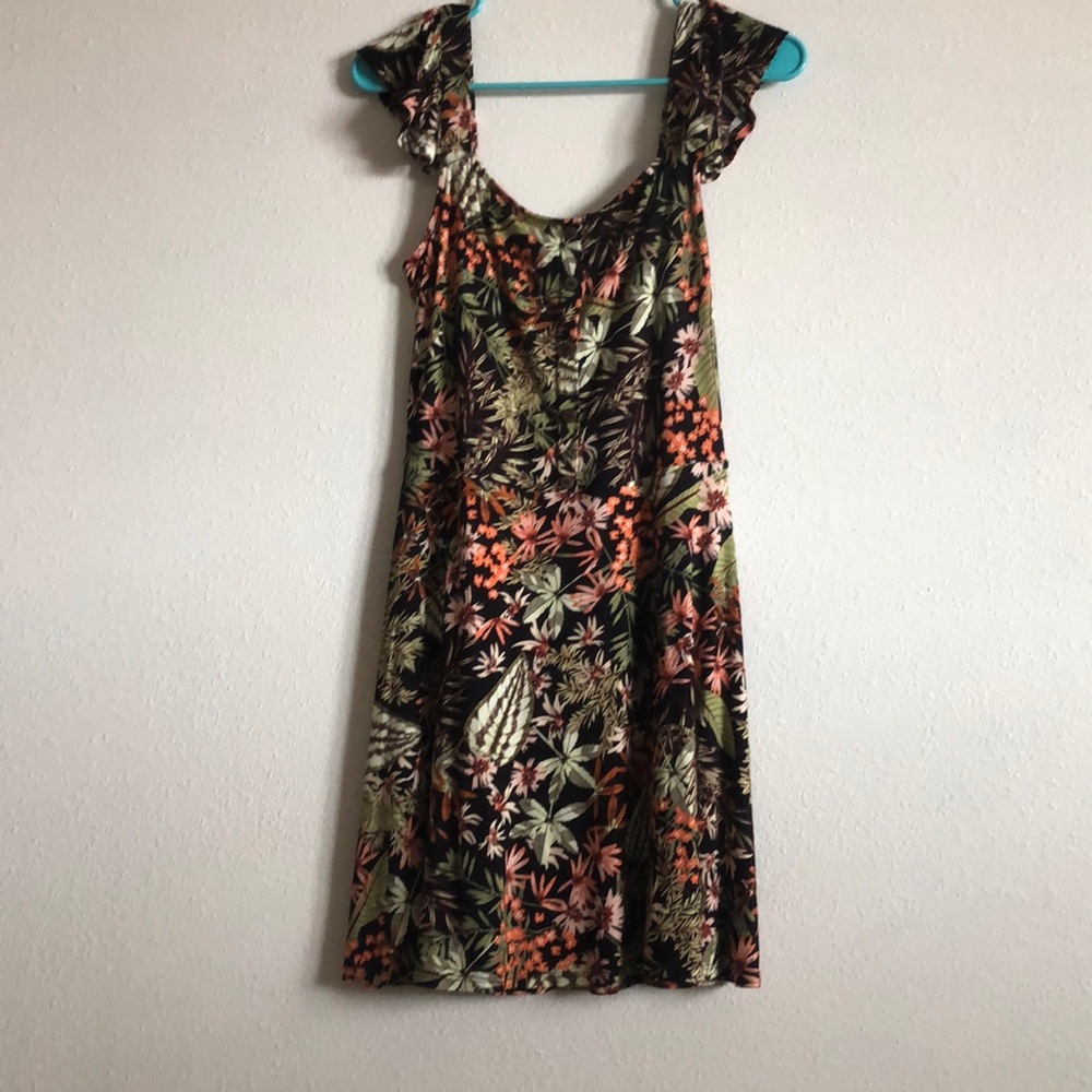 Off/on the shoulder vacation dress